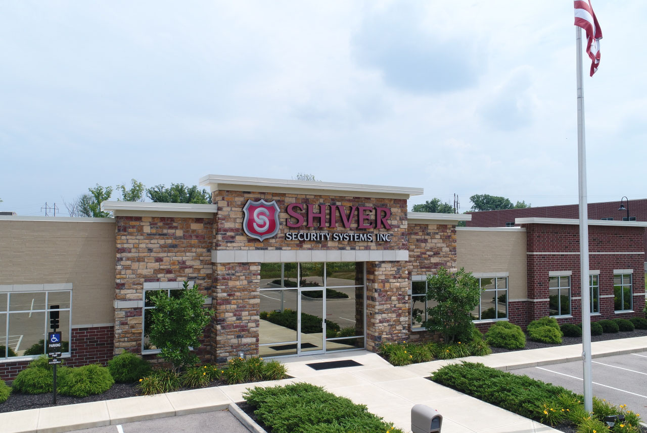 exterior view of Shiver Security building